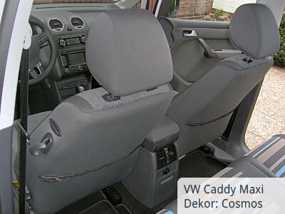 VW Caddy Maxi zengin von hinten