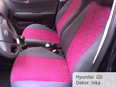 Hyundai I20 Sitzbezüge - Dekor Inka