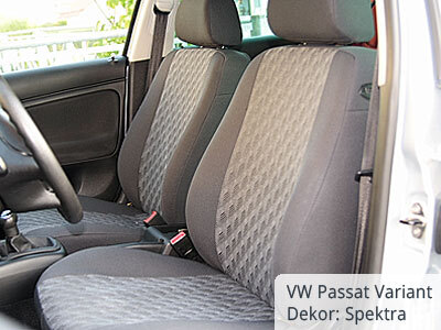 VW Passat Sitzbezüge Vordersitze