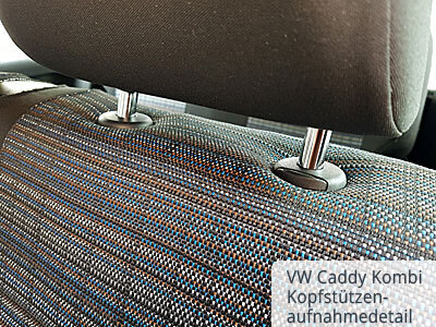 VW Caddy 2019 Kst Detail vorne Santiago blau ADKO