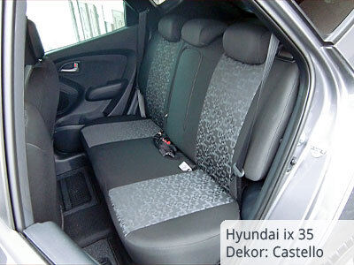 hyundai ix 35 Sitzbezüge Rücksitzbank