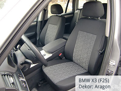 BMW X3 F25 Sitzbezüge Vordergarnitur