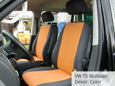 Sitzbezüge Auto für Volkswagen Transporter T4, T5, T6 (1989-2019) -  Autositzbezüge Universal Schonbezüge für Autositze - Auto-Dekor - Elegance  2+1 - P-2 P-2