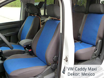 VW Caddy Maxi Sitzbezüge Komplettset
