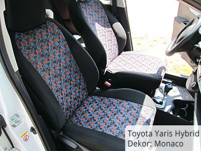 Toyota Yaris Hybrid Sitzbezüge