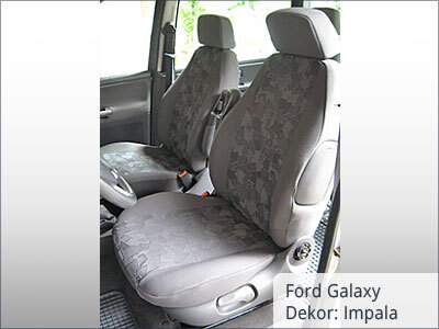 Ford Galaxy Sitzbezüge Vordersitze von vorne